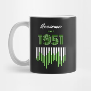 Awesome Since 1951, 70 years old, 70th Birthday Gift Mug